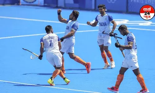 पेरिस ओलंपिक: भारतीय हॉकी टीम की क्वार्टर फाइनल में एंट्री पेरिस ओलंपिक: भारतीय हॉकी टीम की क्वार्टर फाइनल में एंट्री