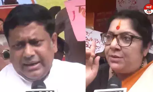 कोलकाता रेप-मर्डर केस: बीजेपी का 5 दिवसीय विरोध प्रदर्शन जारी, भाजपा ने सीएम ममता से की मांग- न्याय दें या इस्तीफा! कोलकाता रेप-मर्डर केस: बीजेपी का 5 दिवसीय विरोध प्रदर्शन जारी, भाजपा ने सीएम ममता से की मांग- न्याय दें या इस्तीफा!