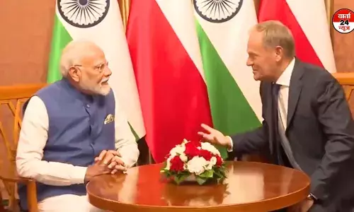 पीएम मोदी ने पोलैंड प्रधानमंत्री डोनाल्ड टस्क से की मुलाकात, वारसॉ में द्विपक्षीय बैठक की
