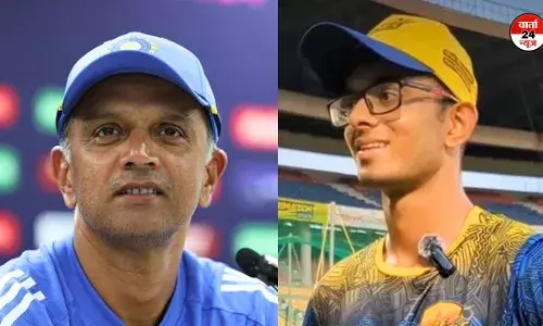 राहुल द्रविड़ के बेटे को मिली भारतीय अंडर-19 टीम में जगह राहुल द्रविड़ के बेटे को मिली भारतीय अंडर-19 टीम में जगह