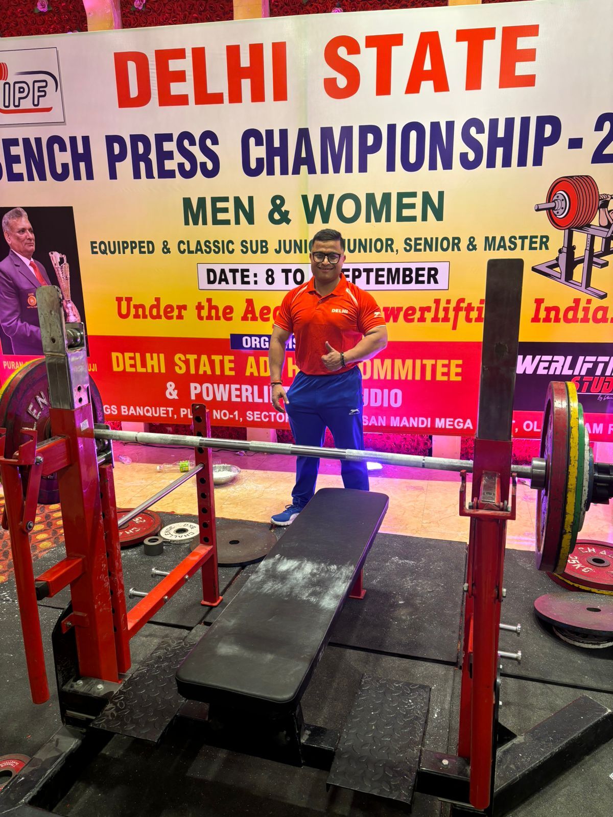 उत्तम सिंह रावत ने मास्टर कैटेगरी में जीते दो गोल्ड मेडल, दिल्ली स्टेट बेंच प्रेस प्रतियोगिता में लिया था भाग