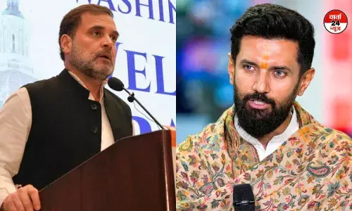 राहुल के आरक्षण वाले बयान पर चिराग पासवान ने किया पलटवार! कहा- आरक्षण को खत्म करना तो दूर, सोचना भी अपराध है राहुल के आरक्षण वाले बयान पर चिराग पासवान ने किया पलटवार! कहा- आरक्षण को खत्म करना तो दूर, सोचना भी अपराध है