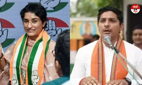 भाजपा ने हरियाणा विस चुनाव के लिए दूसरी लिस्ट की जारी, जुलाना सीट पर विनेश फोगाट की भाजपा प्रत्याशी योगेश बैरागी से सीधी टक्कर भाजपा ने हरियाणा विस चुनाव के लिए दूसरी लिस्ट की जारी, जुलाना सीट पर विनेश फोगाट की भाजपा प्रत्याशी योगेश बैरागी से सीधी टक्कर