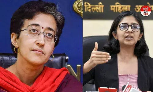 आतिशी को दिल्ली के नई सीएम के लिए चुने जाने पर स्वाती मालीवाल ने जताया गहरा दुख! कहा- भगवान दिल्ली की रक्षा करे आतिशी को दिल्ली के नई सीएम के लिए चुने जाने पर स्वाती मालीवाल ने जताया गहरा दुख! कहा- भगवान दिल्ली की रक्षा करे