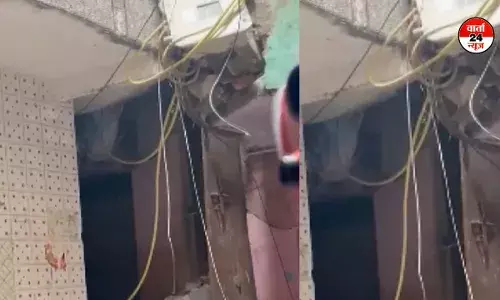 करोल बाग में बिल्डिंग का हिस्सा ढहने पर 8 लोगों को बचाया, रेस्क्यू ऑपरेशन जारी