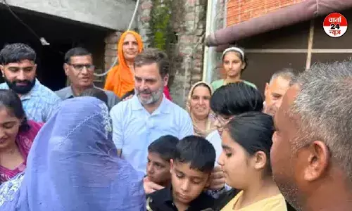 सुबह होते ही राहुल गांधी अचानक पहुंचे करनाल, जानें किनसे की मुलाकात