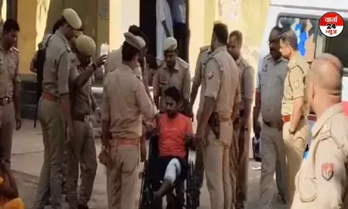 सुलतानपुर लूटकांड में दूसरा एनकाउंटर, एक लाख के इनामी के पैर में लगी गोली, अस्पताल में भर्ती