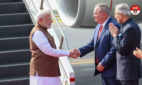 अमेरिका पहुंचे पीएम मोदी का भव्य स्वागत, क्वाड सम्मेलन में लेंगे हिस्सा