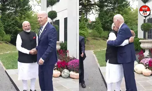 बाइडन के घर पहुंचे पीएम मोदी, द्विपक्षीय बैठक शुरू