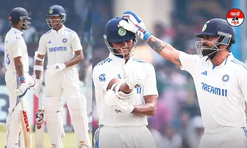 भारत ने टेस्ट मैच में दर्ज की शानदार जीत, बांग्लादेश को 7 विकेट से दी मात भारत ने टेस्ट मैच में दर्ज की शानदार जीत, बांग्लादेश को 7 विकेट से दी मात