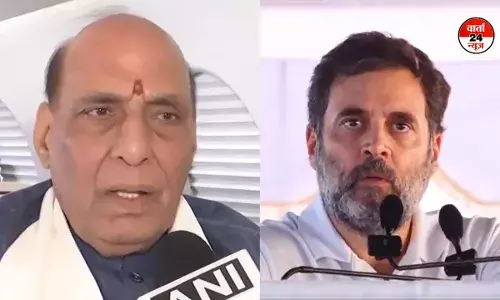 अग्निपथ योजना: राहुल के बयान पर राजनाथ ने किया पलटवार! कहा- राहुल गांधी बेवजह लोगों को गुमराह करने की कोशिश कर रहे अग्निपथ योजना: राहुल के बयान पर राजनाथ ने किया पलटवार! कहा- राहुल गांधी बेवजह लोगों को गुमराह करने की कोशिश कर रहे