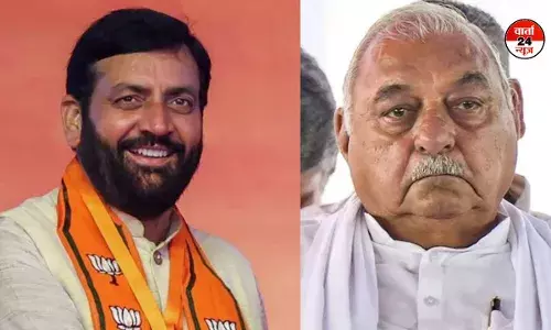 हरियाणा में भाजपा ने लगाई हाफ सेंचुरी! क्या तीसरी बार भी बनेगी सरकार? हरियाणा में भाजपा ने लगाई हाफ सेंचुरी! क्या तीसरी बार भी बनेगी सरकार?