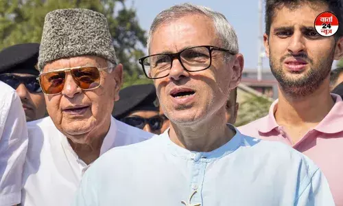 नेशनल कॉन्फ्रेंस के विधायक दल की बैठक में उमर अब्दुल्ला को चुना गया विधायक दल का नेता