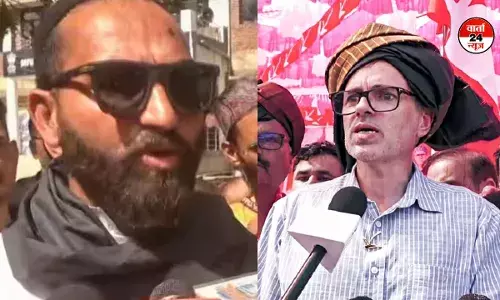 जम्मू-कश्मीर में नेशनल कॉन्फ्रेंस को AAP का समर्थन, उपराज्यपाल को सौंपा समर्थन पत्र