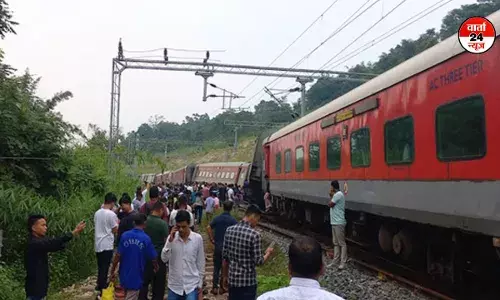 असम में रेल हादसा! अगरतला-लोकमान्य तिलक एक्सप्रेस पटरी से उतरी