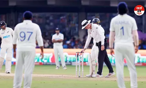 पंत एक रन से शतक से चूके, चौथे दिन का खेल समाप्त, भारत ने न्यूजीलैंड को दिया 107 रन का लक्ष्य पंत एक रन से शतक से चूके, चौथे दिन का खेल समाप्त, भारत ने न्यूजीलैंड को दिया 107 रन का लक्ष्य