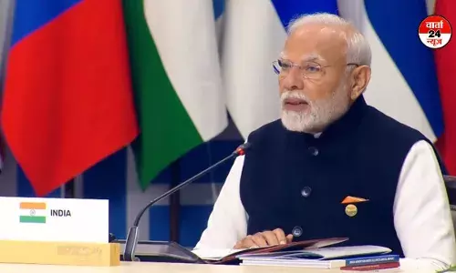 ब्रिक्स शिखर सम्मेलन में पीएम मोदी ने दिया शांति का संदेश, कहा- विविधता और बहुध्रुवीयता में हमारा विश्वास ही हमारी ताकत है ब्रिक्स शिखर सम्मेलन में पीएम मोदी ने दिया शांति का संदेश, कहा- विविधता और बहुध्रुवीयता में हमारा विश्वास ही हमारी ताकत है