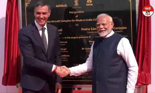 प्रधानमंत्री मोदी और स्पैनिश पीएम ने किया TATA एयरक्राफ्ट कॉम्प्लेक्स का उद्घाटन