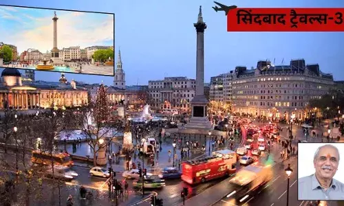 यहां कई बिल्डिंग देख कर ऐसा लगा जैसे हमने मुंबई में भी ऐसा कुछ देखा है...