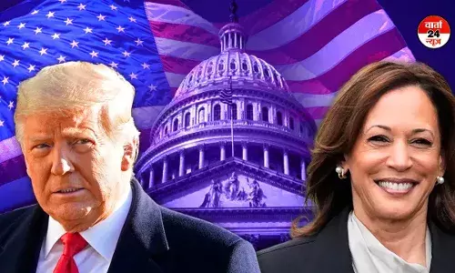 अमेरिकी राष्ट्रपति पद के लिए लड़ाई जारी! कमला हैरिस को 210 इलेक्टोरल कॉलेज वोट और रिपब्लिकन डोनाल्ड ट्रंप को 230 अमेरिकी राष्ट्रपति पद के लिए लड़ाई जारी! कमला हैरिस को 210 इलेक्टोरल कॉलेज वोट और रिपब्लिकन डोनाल्ड ट्रंप को 230