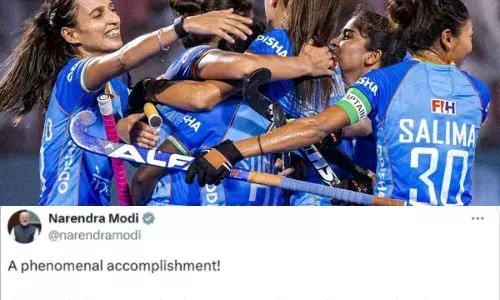 महिला हॉकी टीम की ऐतिहासिक जीत, पीएम मोदी और नीतीश कुमार ने दी बधाई, घोषित किया इनाम