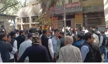 अधिवक्ताओं की हड़ताल के कारण कोर्ट का कामकाज प्रभावित, हड़ताल का आज एक माह पूरा अधिवक्ताओं की हड़ताल के कारण कोर्ट का कामकाज प्रभावित, हड़ताल का आज एक माह पूरा