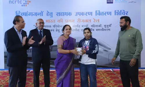 एनसीआरटीसी ने दिव्यांगजनों के लिए शुरू किया सहायक उपकरण वितरण अभियान एनसीआरटीसी ने दिव्यांगजनों के लिए शुरू किया सहायक उपकरण वितरण अभियान