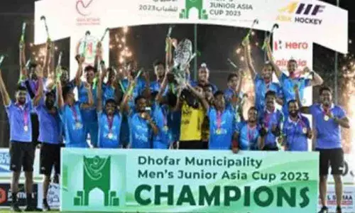 पाकिस्तान को रौंदकर भारत ने हॉकी टीम में तीसरी बार पुरुष जूनियर एशिया कप का खिताब जीता पाकिस्तान को रौंदकर भारत ने हॉकी टीम में तीसरी बार पुरुष जूनियर एशिया कप का खिताब जीता