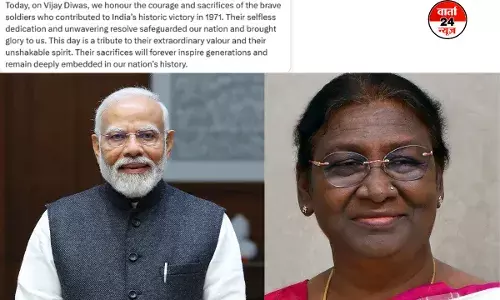 विजय दिवस पर भारत-पाक युद्ध के शहीदों को सम्मान, पीएम और राष्ट्रपति की श्रद्धांजलि