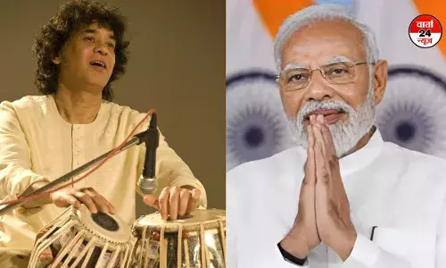 उस्ताद जाकिर हुसैन के निधन पर पीएम मोदी ने दी श्रद्धांजलि! कहा- हमने भारतीय शास्त्रीय संगीत को वैश्विक पहचान देने वाला सितारा खोया उस्ताद जाकिर हुसैन के निधन पर पीएम मोदी ने दी श्रद्धांजलि! कहा- हमने भारतीय शास्त्रीय संगीत को वैश्विक पहचान देने वाला सितारा खोया