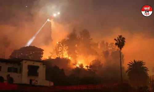 लॉस एंजेलिस में भयानक जंगल की आग, रिहायशी इलाकों में मची तबाही