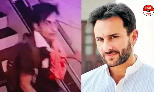 सैफ अली खान पर हमलावर का CCTV फुटेज जारी,  पहली तस्वीर आई सामने
