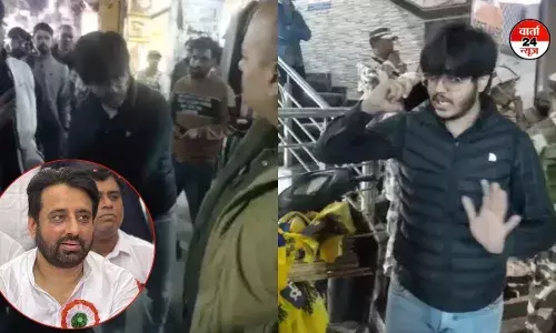 रॉन्ग साइड पर पकड़े गए AAP विधायक के बेटे, बोले- हमारे पापा विधायक हैं, चालान कैसे काटोगे रॉन्ग साइड पर पकड़े गए AAP विधायक के बेटे, बोले- हमारे पापा विधायक हैं, चालान कैसे काटोगे