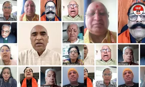 हिन्दी पूरे भारत को एक सूत्र में पिरो सकती है- आर्य रवि देव गुप्ता