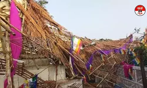 बागपत में धार्मिक कार्यक्रम का मंच टूटने से पांच लोगों की मौत, 75 घायल