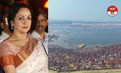 मौनी अमावस्या के अवसर पर Hema Malini का संगम में स्नान, कहा- यह मेरा सौभाग्य है मौनी अमावस्या के अवसर पर Hema Malini का संगम में स्नान, कहा- यह मेरा सौभाग्य है
