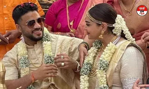 Raftaar wedding pics viral: रफ्तार ने स्टाइलिस्ट मनराज जावांडा से रचाई शादी, जोड़ी ने सोशल मीडिया पर मचाई धूम Raftaar wedding pics viral: रफ्तार ने स्टाइलिस्ट मनराज जावांडा से रचाई शादी, जोड़ी ने सोशल मीडिया पर मचाई धूम