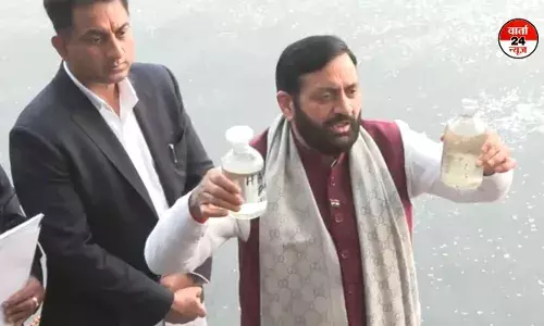 यमुना जल विवाद पर सीएम सैनी का केजरीवाल पर वार, कहा- 10 साल सरकार में रहते हुए भी नहीं कर पाए पानी साफ यमुना जल विवाद पर सीएम सैनी का केजरीवाल पर वार, कहा- 10 साल सरकार में रहते हुए भी नहीं कर पाए पानी साफ