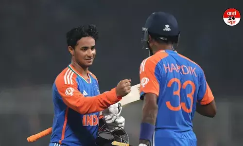 भारत ने इंग्लैंड को 150 रन से हराया, सीरीज 4-1 से जीती, अभिषेक ने खेली शानदार शतकीय पारी भारत ने इंग्लैंड को 150 रन से हराया, सीरीज 4-1 से जीती, अभिषेक ने खेली शानदार शतकीय पारी