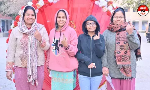 दिल्ली विधानसभा चुनाव: दोपहर 3 बजे तक 46.4% मतदान, 70 सीटों पर मतदान