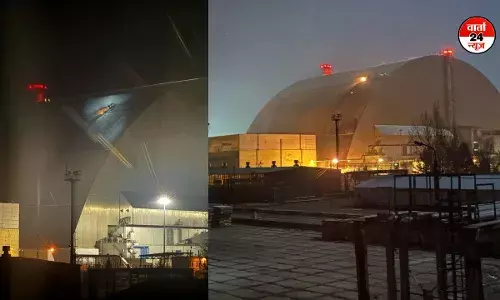 चर्नोबिल पर रूसी ड्रोन हमला, यूक्रेन का दावा- परमाणु प्लांट पर बड़ा खतरा चर्नोबिल पर रूसी ड्रोन हमला, यूक्रेन का दावा- परमाणु प्लांट पर बड़ा खतरा