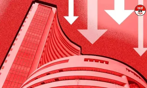 हफ्ते के पहले दिन शेयर बाजार में भारी गिरावट, सेंसेक्स और निफ्टी हो गए धड़ाम