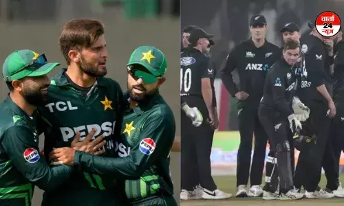 चैंपियंस ट्रॉफी का हो गया आगाज! बारिश के खतरे के बीच न्यूजीलैंड कर रहा बल्लेबाजी चैंपियंस ट्रॉफी का हो गया आगाज! बारिश के खतरे के बीच न्यूजीलैंड कर रहा बल्लेबाजी