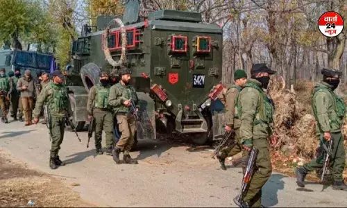 राजौरी में सेना की गाड़ी पर आतंकी हमला, सर्च ऑपरेशन जारी राजौरी में सेना की गाड़ी पर आतंकी हमला, सर्च ऑपरेशन जारी