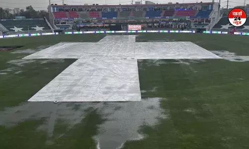 बारिश के कारण रद्द हुआ पाकिस्तान-बांग्लादेश मैच, दोनों टीमों को मिला एक-एक अंक बारिश के कारण रद्द हुआ पाकिस्तान-बांग्लादेश मैच, दोनों टीमों को मिला एक-एक अंक