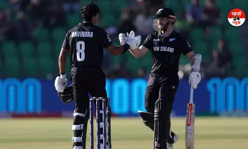 सेमीफाइनल में कीवी बल्लेबाजों ने 363 रनों का दिया विशाल लक्ष्य, रवींद्र-विलियमसन की शानदार शतकीय पारियां