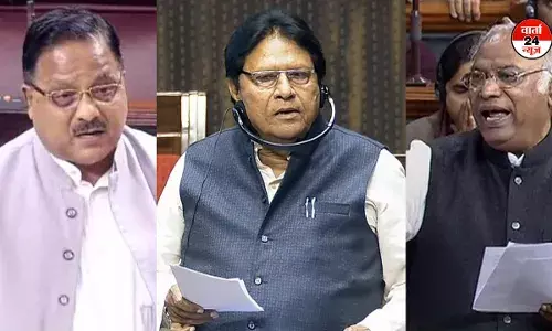 राणा सांगा का विवाद सड़क से संसद तक पहुंचा, राज्यसभा में बवाल, बीजेपी ने सपा सांसद और खरगे से की माफी की मांग राणा सांगा का विवाद सड़क से संसद तक पहुंचा, राज्यसभा में बवाल, बीजेपी ने सपा सांसद और खरगे से की माफी की मांग