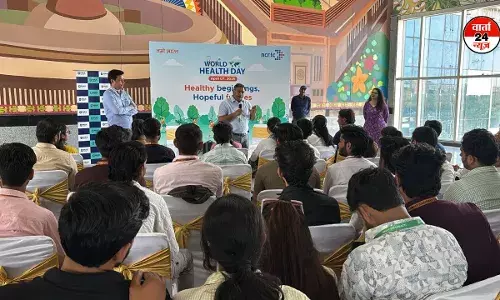 विश्व स्वास्थ्य दिवस पर एनसीआरटीसी ने नमो भारत स्टेशनों पर आयोजित किया हेल्थ टॉक, फिटनेस चैलेंजेस कर यात्रियों ने जीते पुरस्कार विश्व स्वास्थ्य दिवस पर एनसीआरटीसी ने नमो भारत स्टेशनों पर आयोजित किया हेल्थ टॉक, फिटनेस चैलेंजेस कर यात्रियों ने जीते पुरस्कार