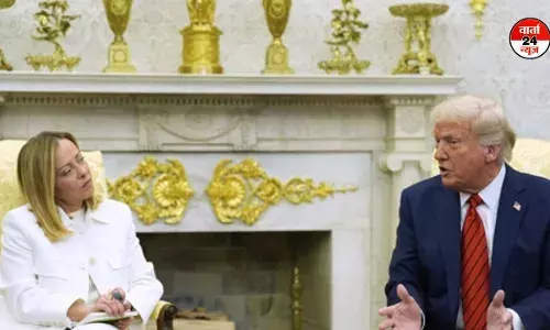 चीन को लेकर अमेरिकी राष्ट्रपति ट्रंप के बदले सुर! चीन से हाथ मिलाने को तैयार, जानें मेलोनी से मुलाकात के बाद क्या कहा चीन को लेकर अमेरिकी राष्ट्रपति ट्रंप के बदले सुर! चीन से हाथ मिलाने को तैयार, जानें मेलोनी से मुलाकात के बाद क्या कहा