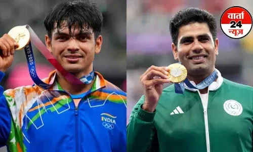 पाकिस्तान के एथलिट अरशद नदीम को भारत आमंत्रित करना नीरज चोपड़ा को पड़ा भारी! जानें ट्रोल होने पर क्या कहा पाकिस्तान के एथलिट अरशद नदीम को भारत आमंत्रित करना नीरज चोपड़ा को पड़ा भारी! जानें ट्रोल होने पर क्या कहा